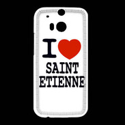 Coque HTC One M8 I love Saint Etienne
