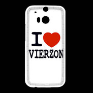 Coque HTC One M8 I love Vierzon