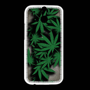 Coque HTC One M8 Feuilles de cannabis 50