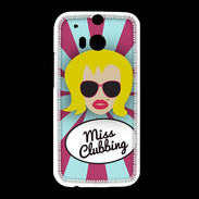 Coque HTC One M8 Miss Clubbing Blonde