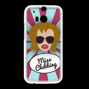 Coque HTC One M8 Miss Clubbing Rousse