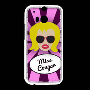 Coque HTC One M8 Miss Cougar Blonde