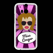 Coque HTC One M8 Miss Cougar Rousse