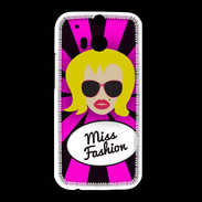Coque HTC One M8 Miss Fashion Blonde