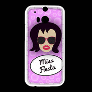 Coque HTC One M8 Miss Fiesta Brune