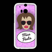 Coque HTC One M8 Miss Fiesta Chatain
