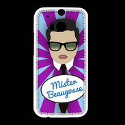 Coque HTC One M8 Mister Beau gosse Brun