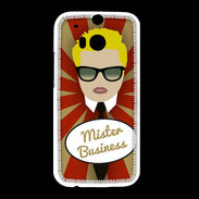 Coque HTC One M8 Mister Business Blond