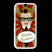 Coque HTC One M8 Mister Business Roux