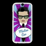 Coque HTC One M8 Mister Car Brun