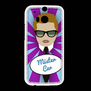Coque HTC One M8 Mister Car Roux