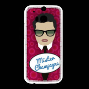 Coque HTC One M8 Mister Champagne Brun
