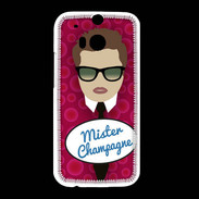 Coque HTC One M8 Mister Champagne Chatain