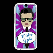 Coque HTC One M8 Mister Gigolo Brun