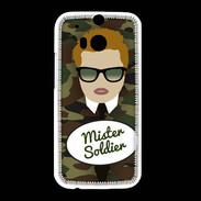 Coque HTC One M8 Mister Soldier Roux