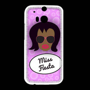 Coque HTC One M8 Miss Fiesta Black