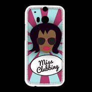 Coque HTC One M8 Miss Clubbing Black