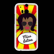 Coque HTC One M8 Miss Latina Black