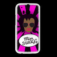 Coque HTC One M8 Miss Swag Black