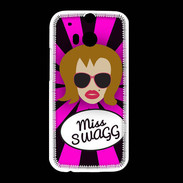 Coque HTC One M8 Miss Swag Rousse
