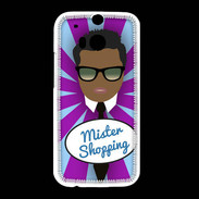 Coque HTC One M8 Mister Shopping Black