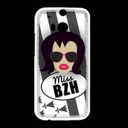 Coque HTC One M8 Miss Bretagne Brune