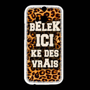 Coque HTC One M8 Belek Ici Léopard