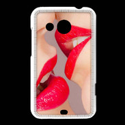 Coque HTC Desire 200 Bouche sexy Lesbienne et rouge à lèvres gloss