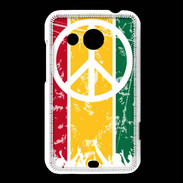 Coque HTC Desire 200 Rasta Peace and Love 15