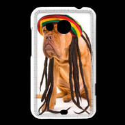 Coque HTC Desire 200 Chien Rasta