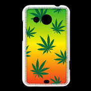 Coque HTC Desire 200 Fond Rasta Cannabis