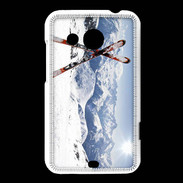 Coque HTC Desire 200 Paire de ski en montagne
