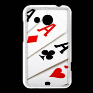 Coque HTC Desire 200 Poker 4 as