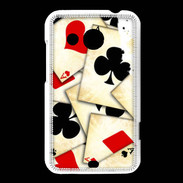 Coque HTC Desire 200 Carte de poker vintage 50