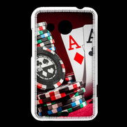 Coque HTC Desire 200 Paire d'As au poker