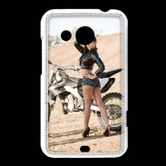 Coque HTC Desire 200 Moto cross sexy 