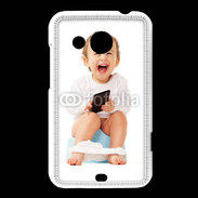 Coque HTC Desire 200 Bébé accro au mobile