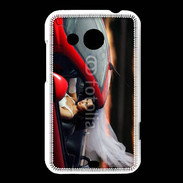 Coque HTC Desire 200 Mariée dans roadster