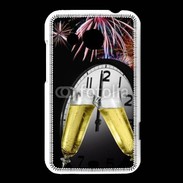 Coque HTC Desire 200 Feu d'artifice jour de l'an