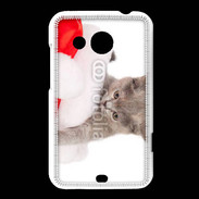 Coque HTC Desire 200 Chaton Noël