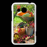 Coque HTC Desire 200 fruits et légumes d'automne