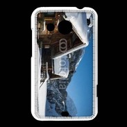 Coque HTC Desire 200 Chalet enneigé