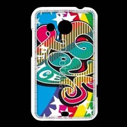 Coque HTC Desire 200 Peace and love 5