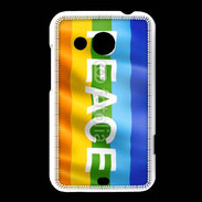 Coque HTC Desire 200 Rainbow peace 5