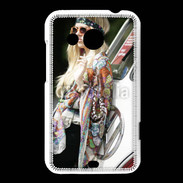 Coque HTC Desire 200 Flower power 5