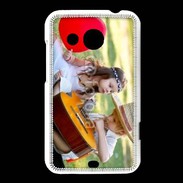 Coque HTC Desire 200 Jeune couple hippie