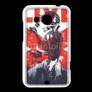 Coque HTC Desire 200 Tête de mort en concert live