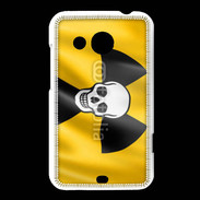Coque HTC Desire 200 Tête de mort radioactive