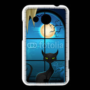 Coque HTC Desire 200 Chat noir