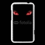 Coque HTC Desire 200 Yeux rouges fond noir